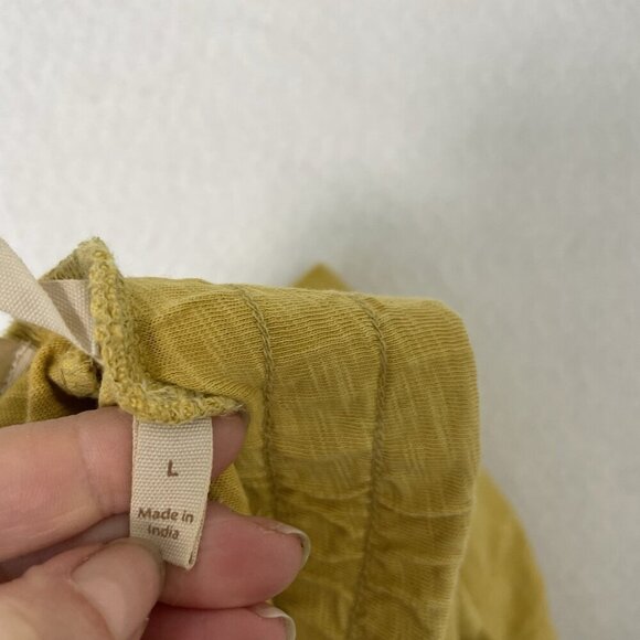 Soft Surroundings Pull-On Lightweight Breezy Pants Golden Yellow size Large - Picture 7 of 8